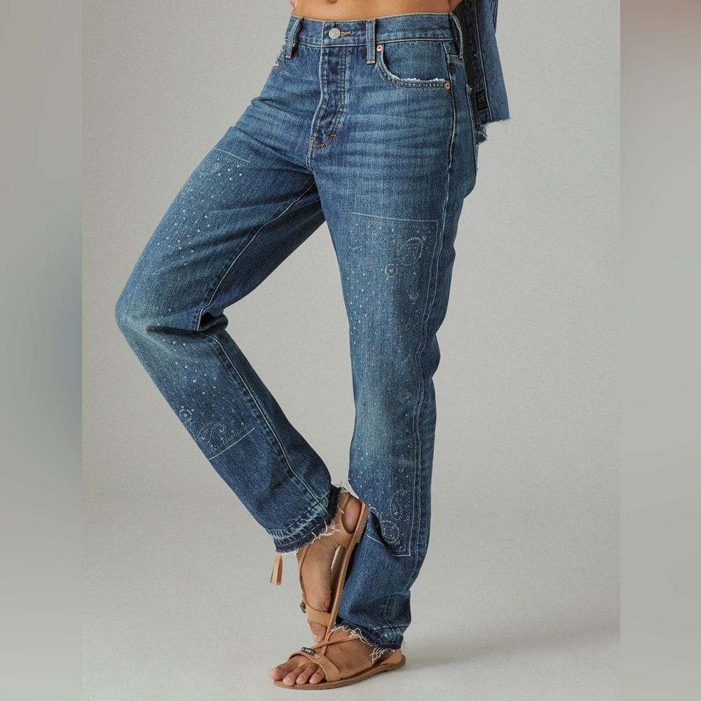 Lucky Jeans Drew Mom High Rise Taper Limited Edition Jeans
